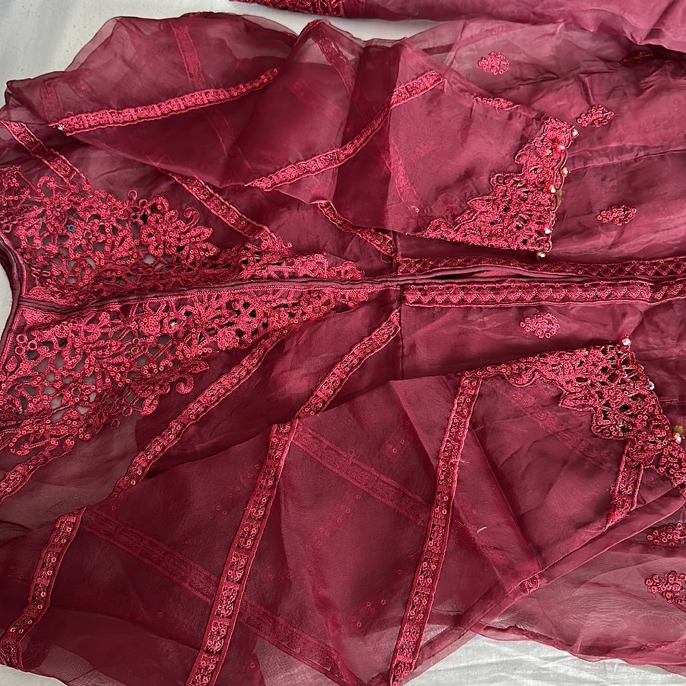 Pakistani Fancy DresS long Gown style VANYA - Picture 8 of 13